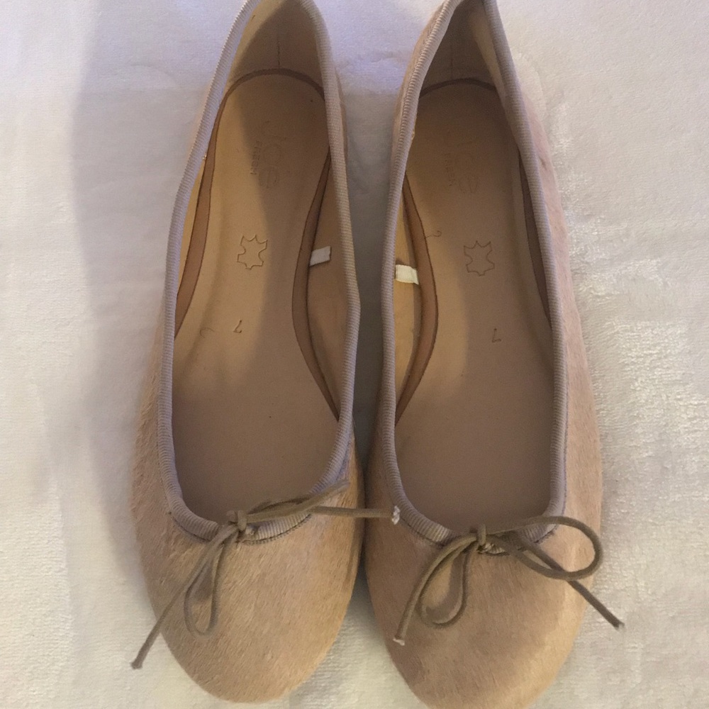Pony hair Flats